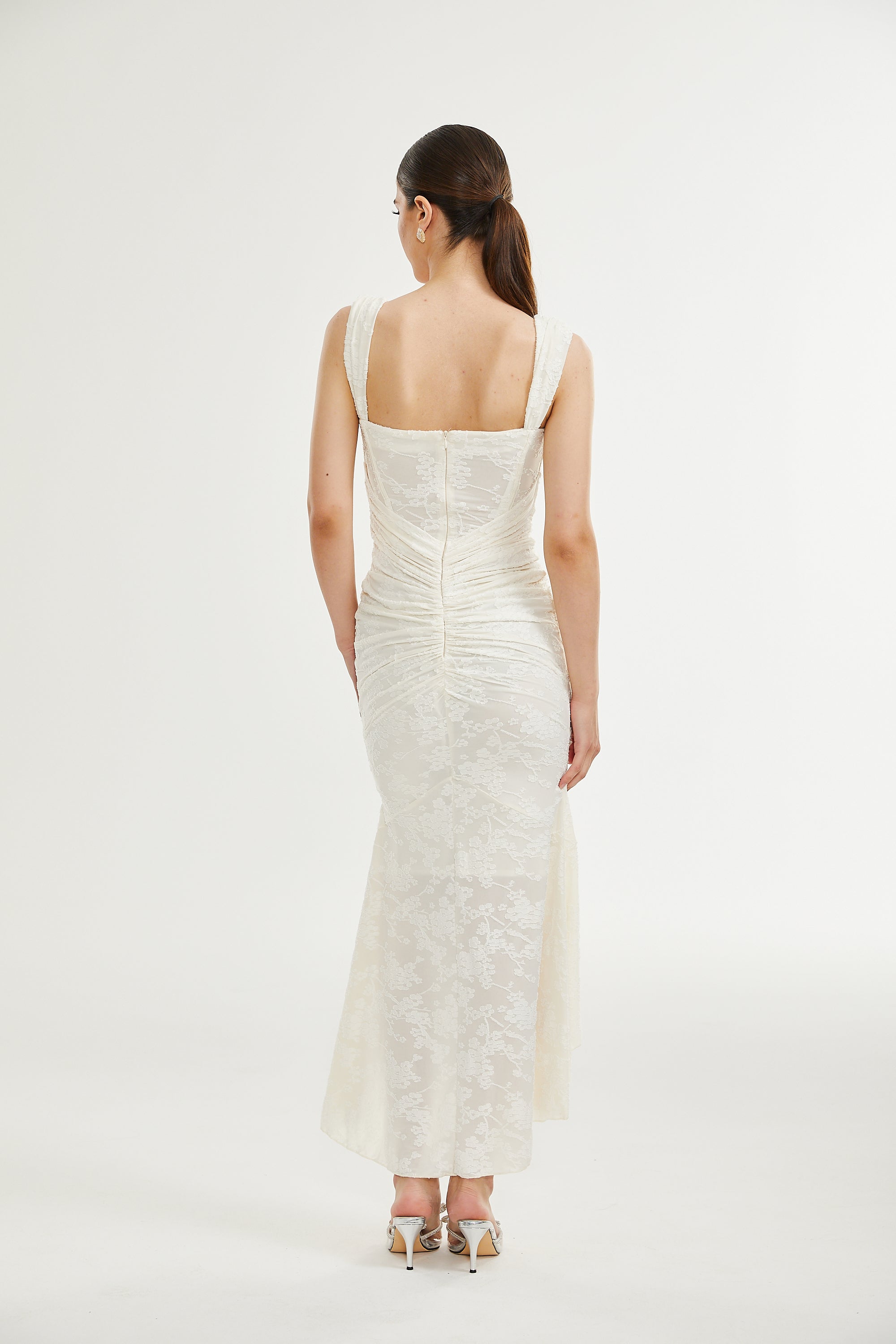 Charlotte | Abito Midi Avorio