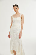 Charlotte | Abito Midi Avorio