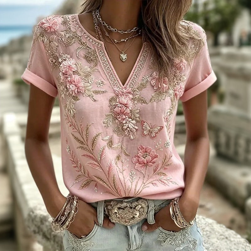 Silvia | Blusa a Fiori