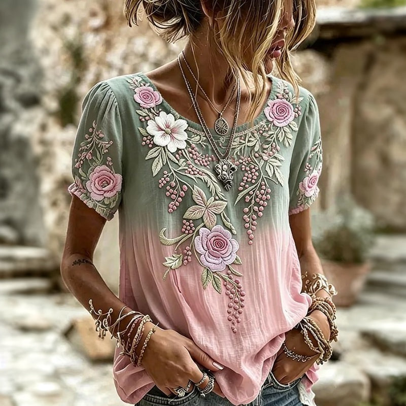 Simona | Blusa a Fiori