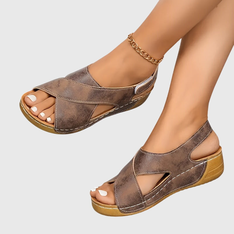 ANGELINA | Sandali in Camoscio Plantare Comfort