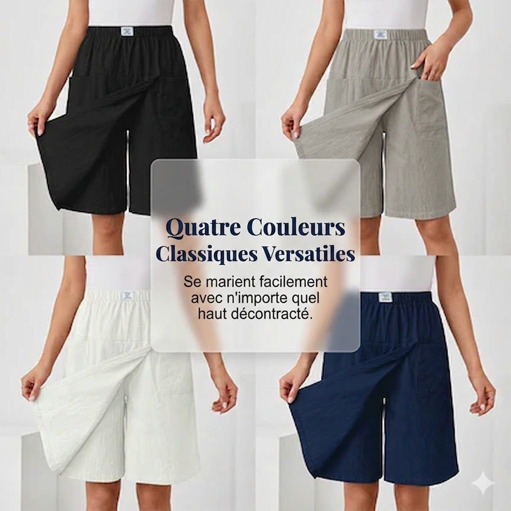Libertine™ - Skort con vita elastica, tasche, libertà di movimento