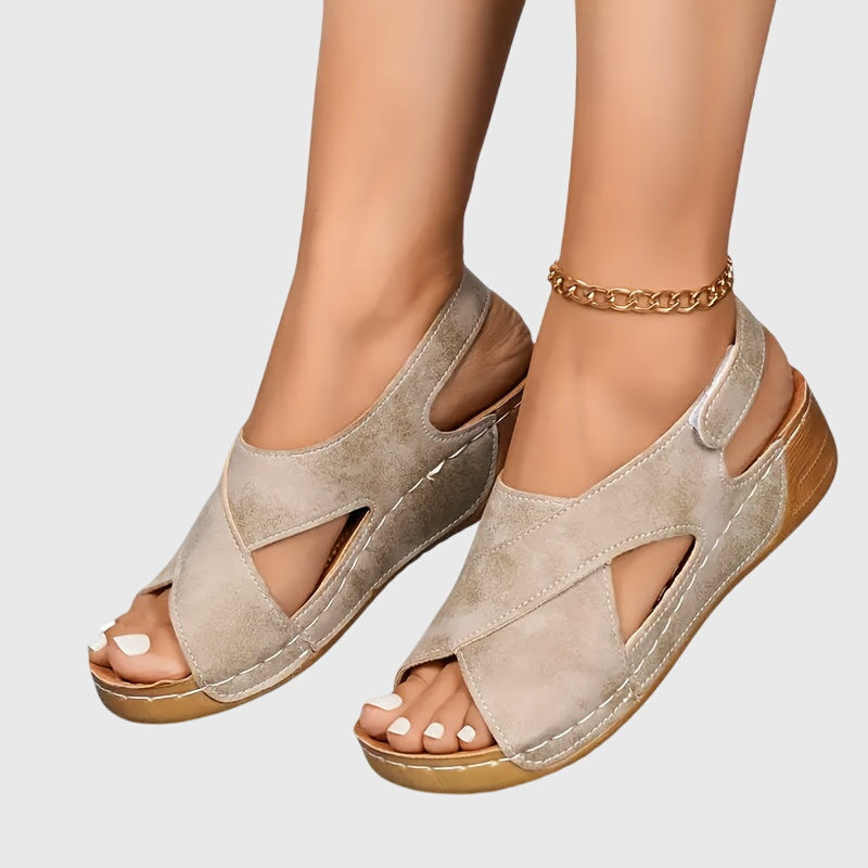 ANGELINA | Sandali in Camoscio Plantare Comfort