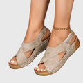 ANGELINA | Sandali in Camoscio Plantare Comfort