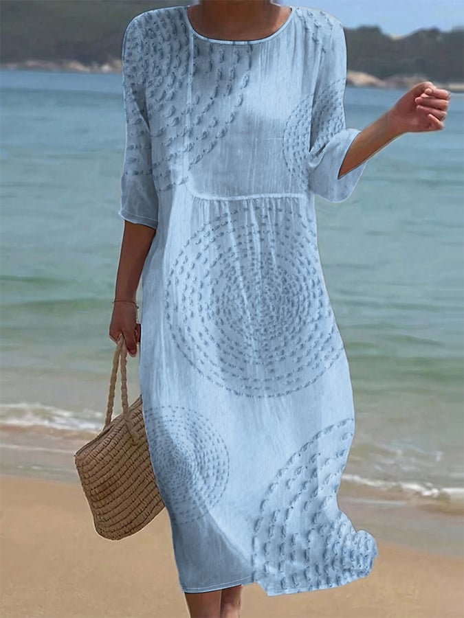 Améliane™ — Abito midi elegante con dettagli delicati
