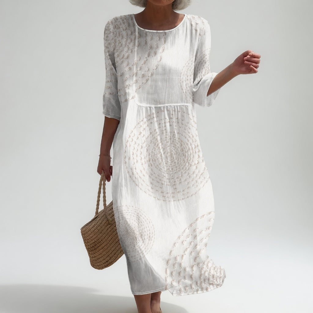 Améliane™ — Abito midi elegante con dettagli delicati