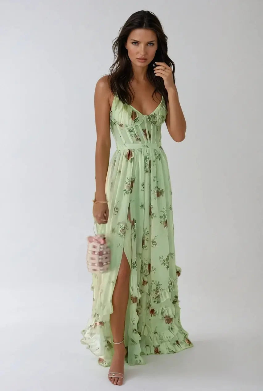 Violetta | Abito Midi con Scollo a V