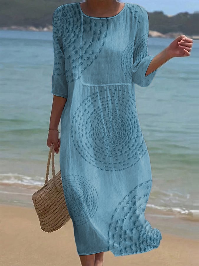 Améliane™ — Abito midi elegante con dettagli delicati