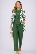 Brigitte | Completo 3 Pezzi Verde Foglia