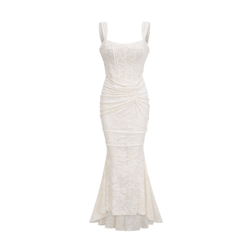 Charlotte | Abito Midi Avorio