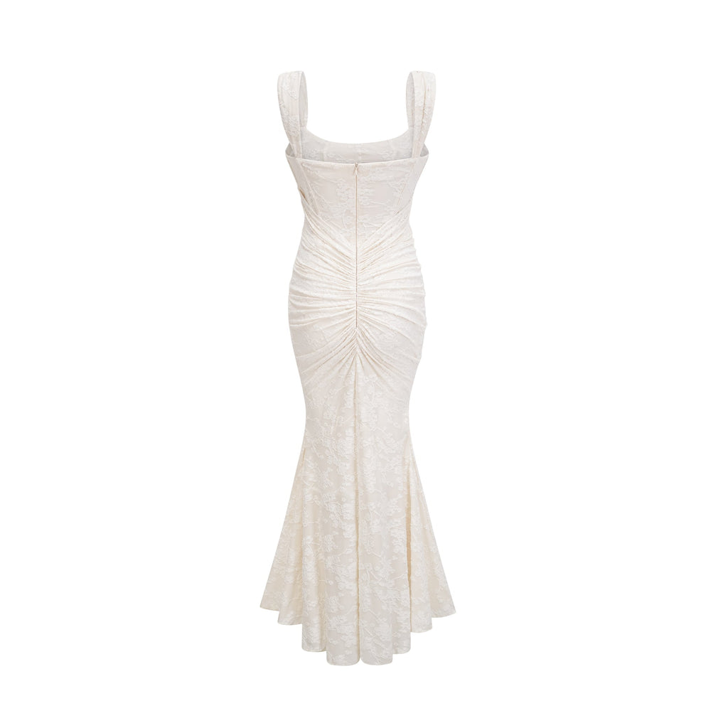 Charlotte | Abito Midi Avorio