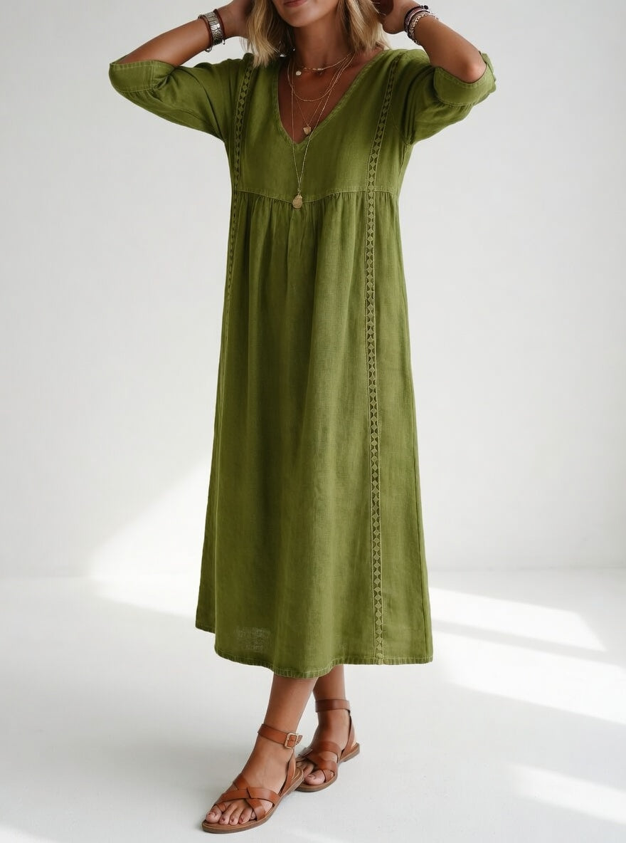 Lioréa™ — abito midi fluido, casual ed elegante
