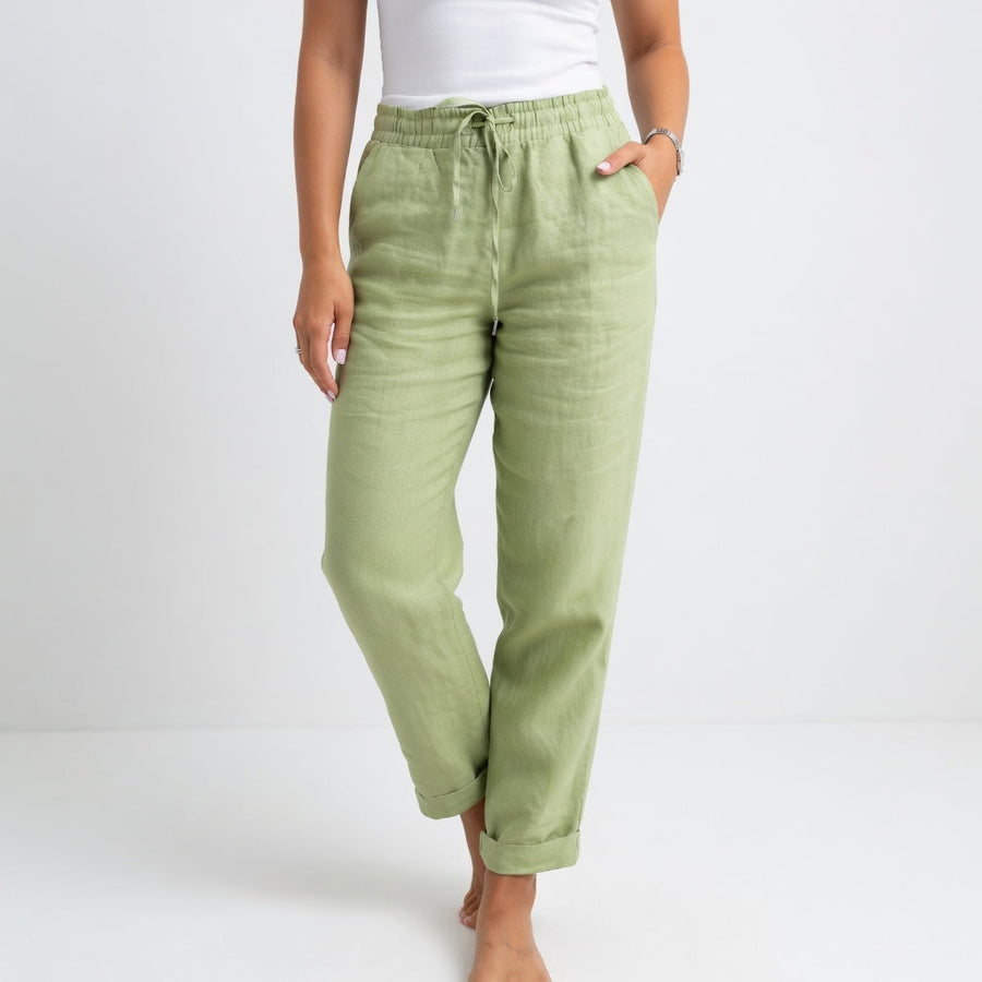 Albertine™ — Pantalone in cotone al 100% fluido, comfort naturale