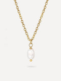 Minimal | Collana con Ciondolo Perla