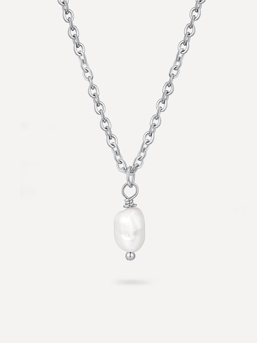 Minimal | Collana con Ciondolo Perla