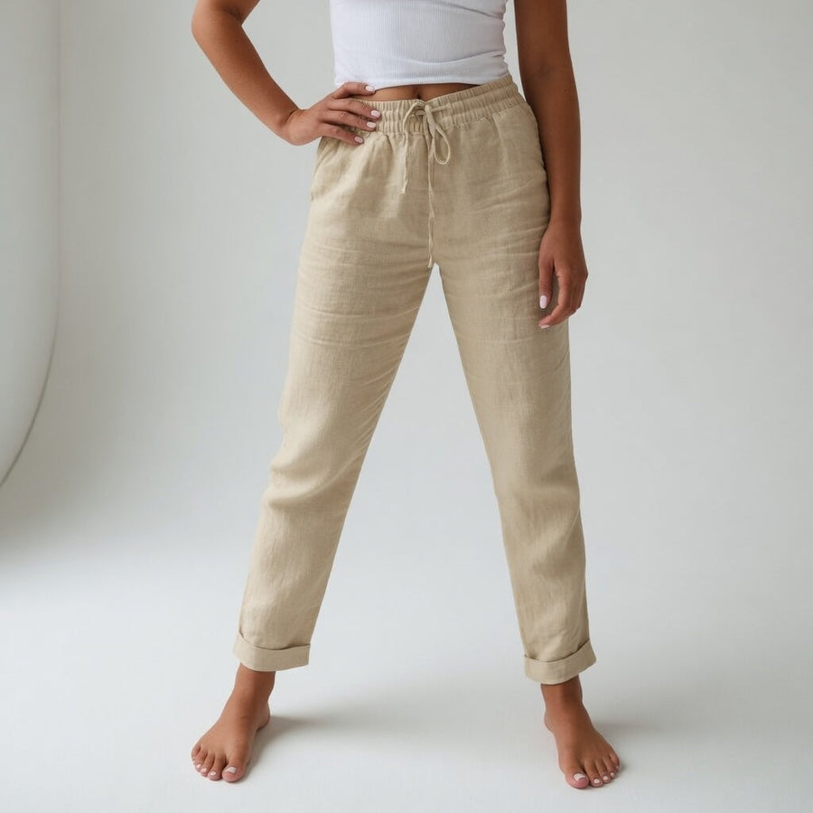 Albertine™ — Pantalone in cotone al 100% fluido, comfort naturale