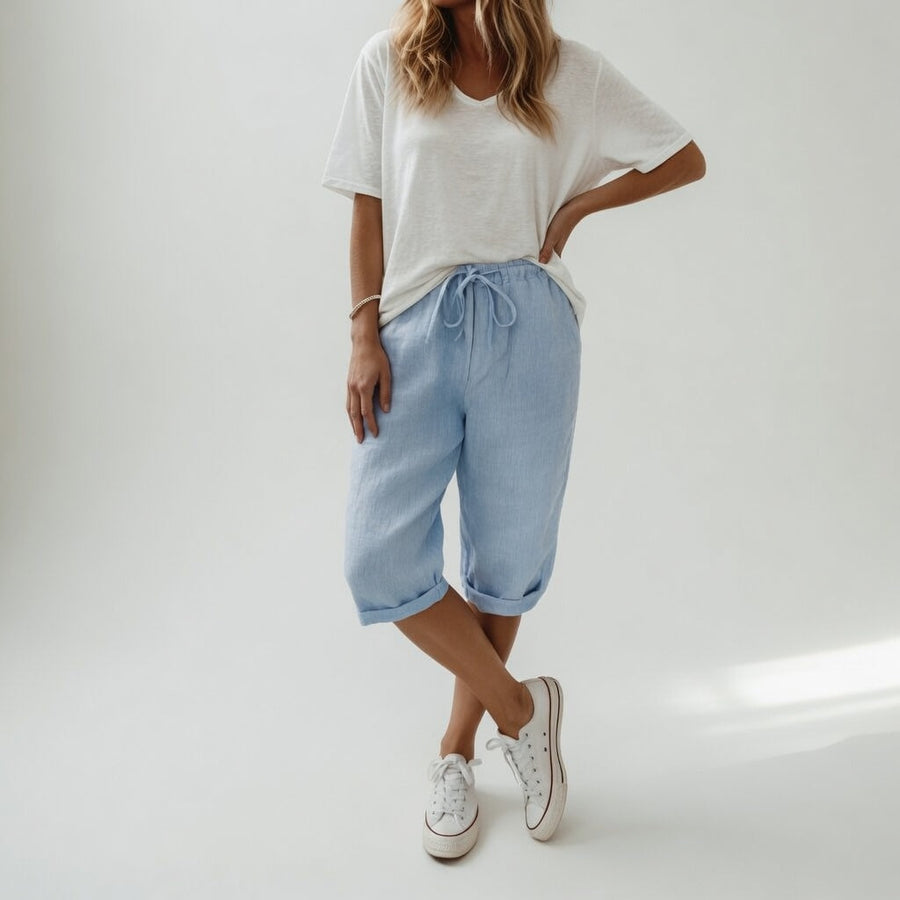 Fernande™ — Bermuda in 100% cotone, stile estivo casual