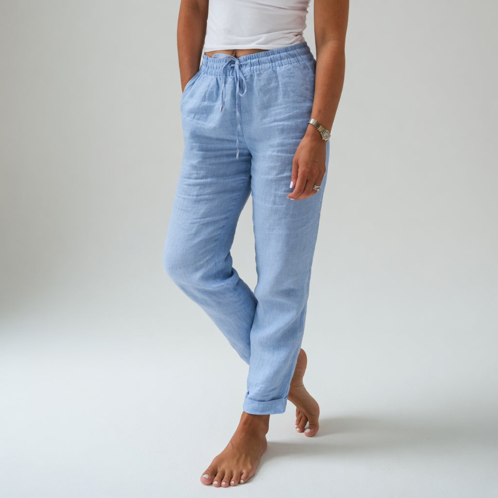 Albertine™ — Pantalone in cotone al 100% fluido, comfort naturale