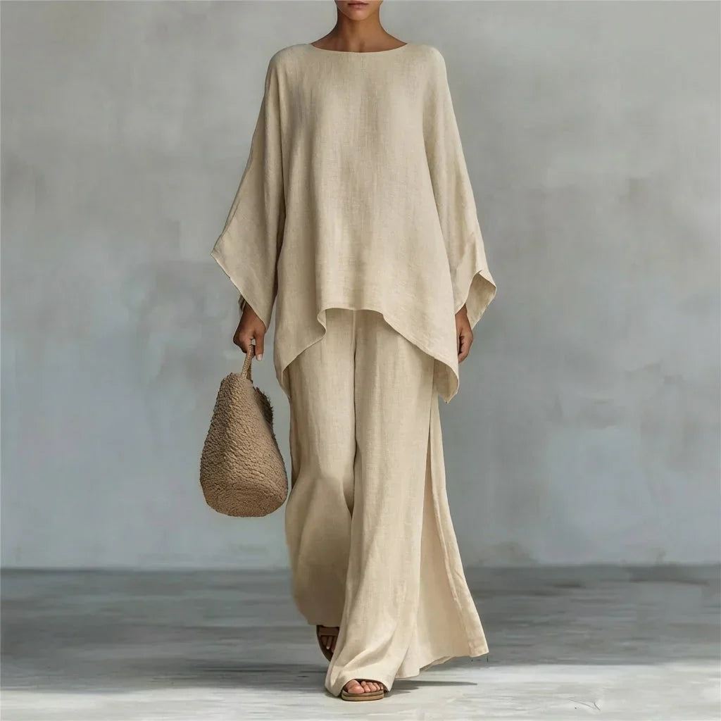Veronica | Completo Blusa e Pantalone Ampio
