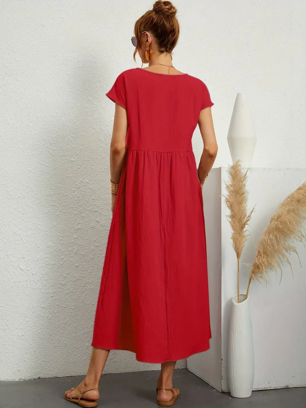 Gabrielle™ — Abito midi fluido, eleganza senza tempo