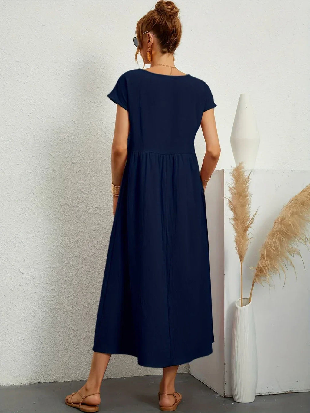 Gabrielle™ — Abito midi fluido, eleganza senza tempo