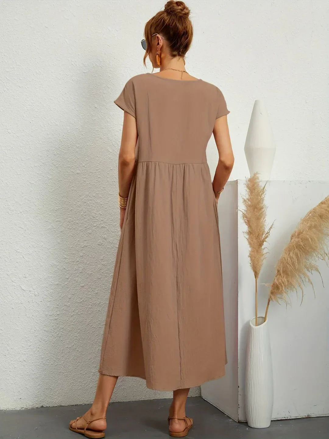 Gabrielle™ — Abito midi fluido, eleganza senza tempo