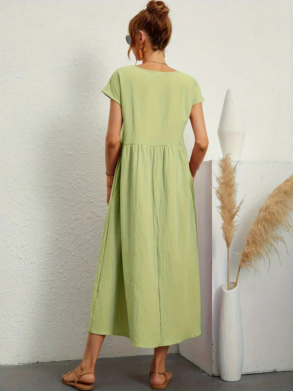 Gabrielle™ — Abito midi fluido, eleganza senza tempo