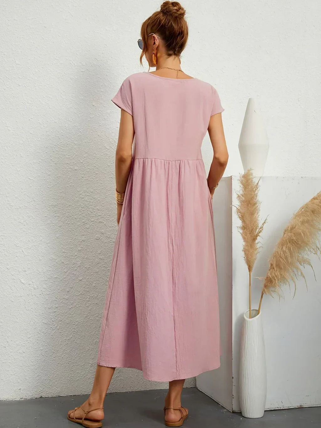 Gabrielle™ — Abito midi fluido, eleganza senza tempo