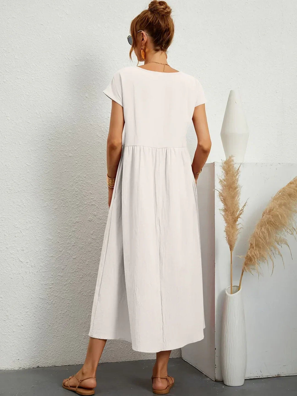 Gabrielle™ — Abito midi fluido, eleganza senza tempo