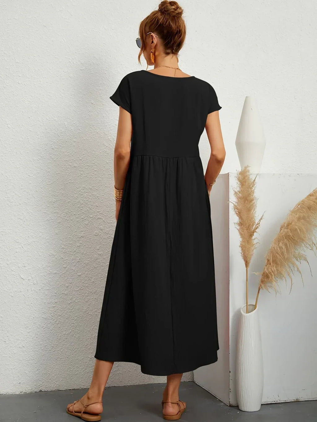 Gabrielle™ — Abito midi fluido, eleganza senza tempo