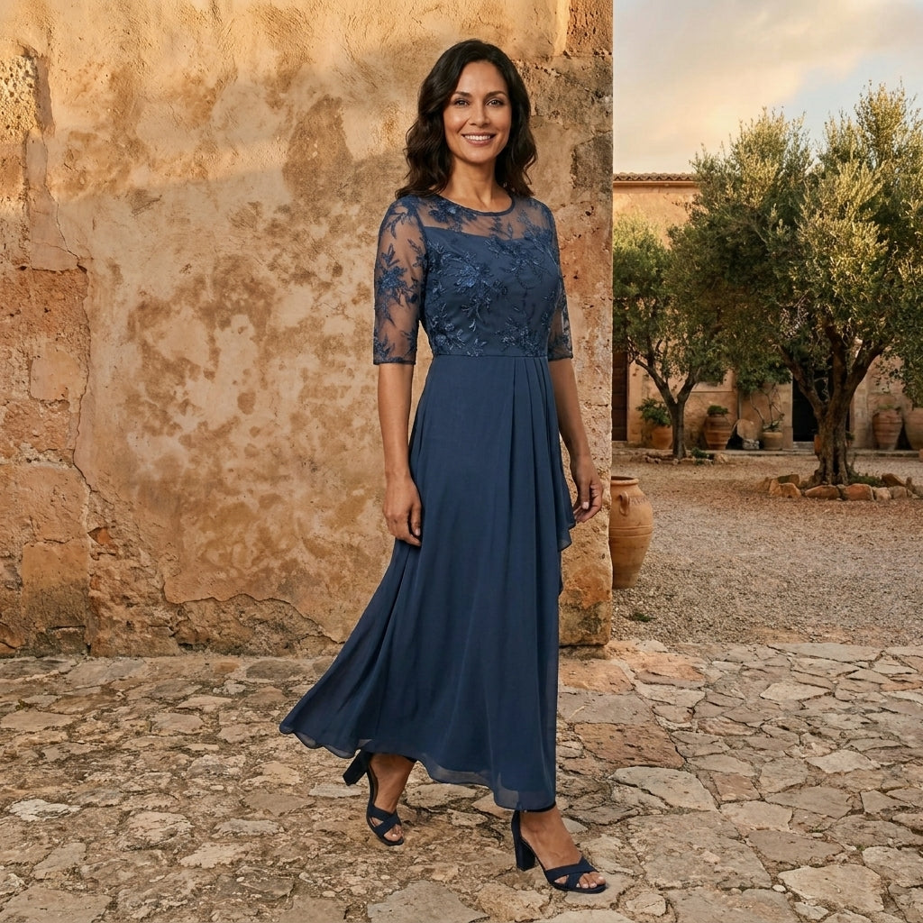 Lorella abito in chiffon