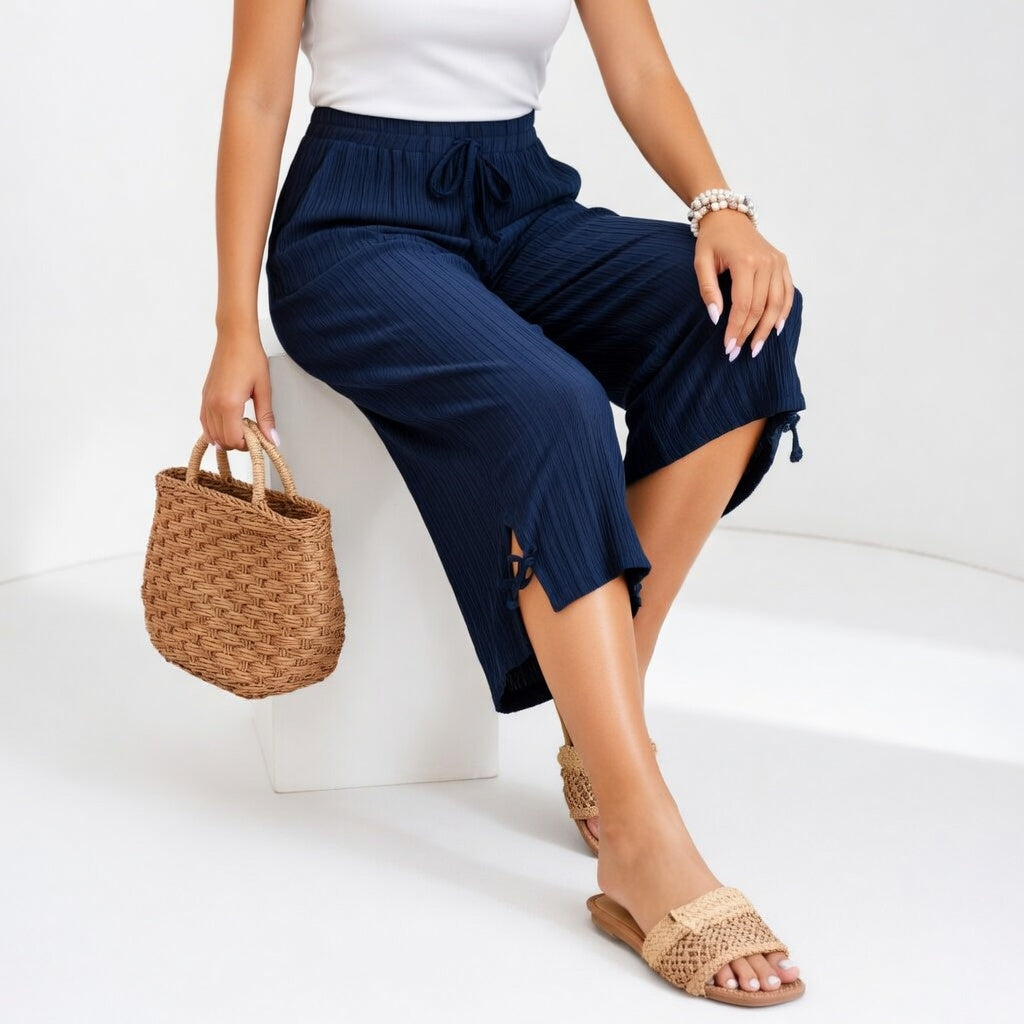 Lauréline™ — Pantaloni fluidi eleganti e comodi per l'estate