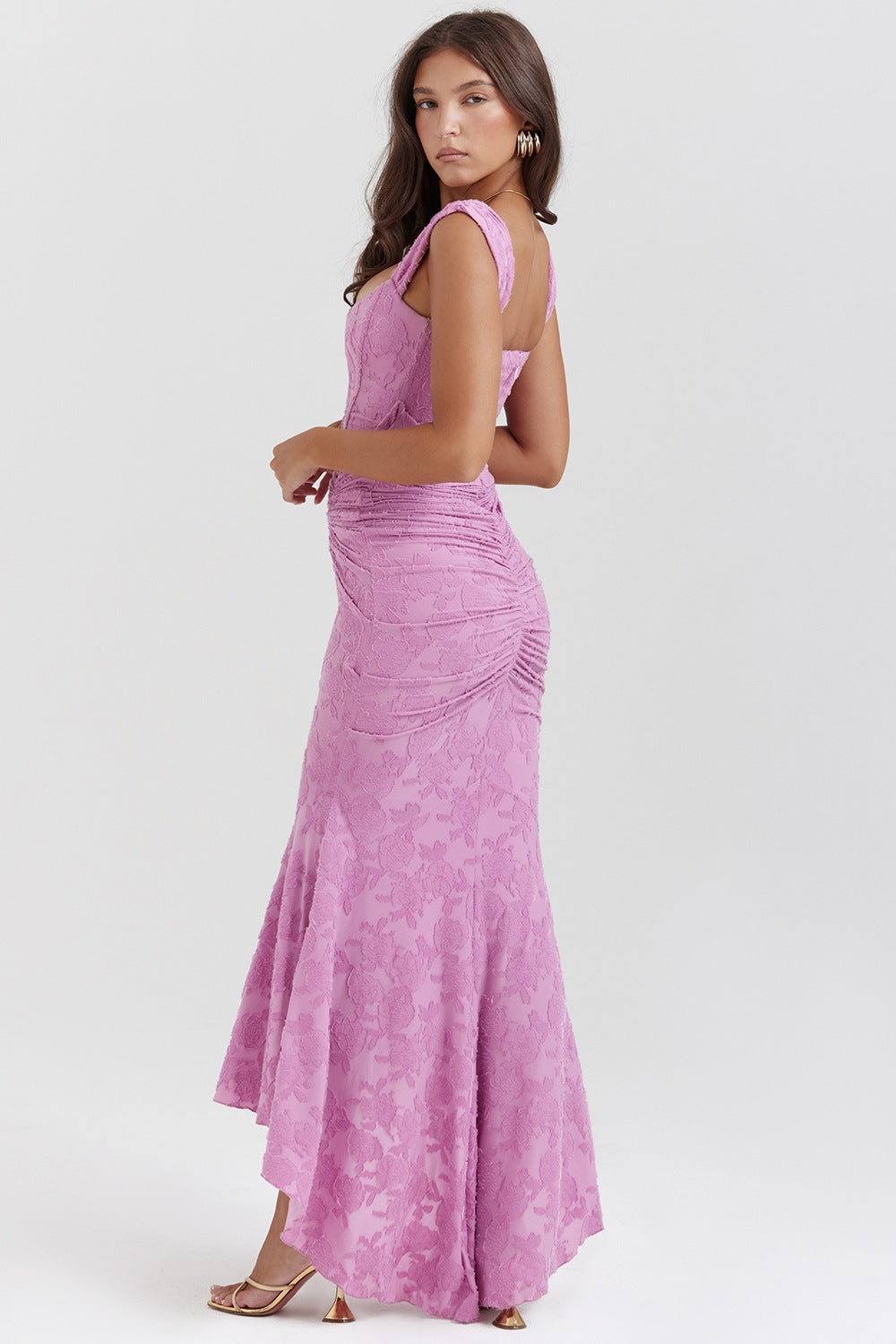 Charlotte | Abito Midi Viola