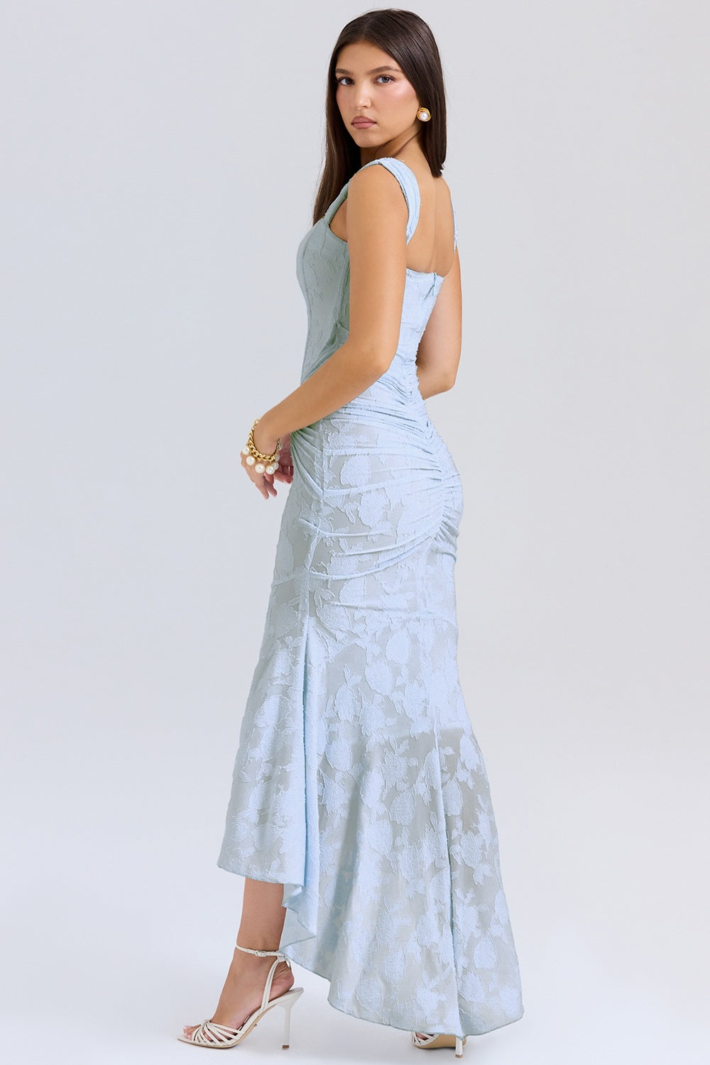Charlotte | Abito Midi Azzurro