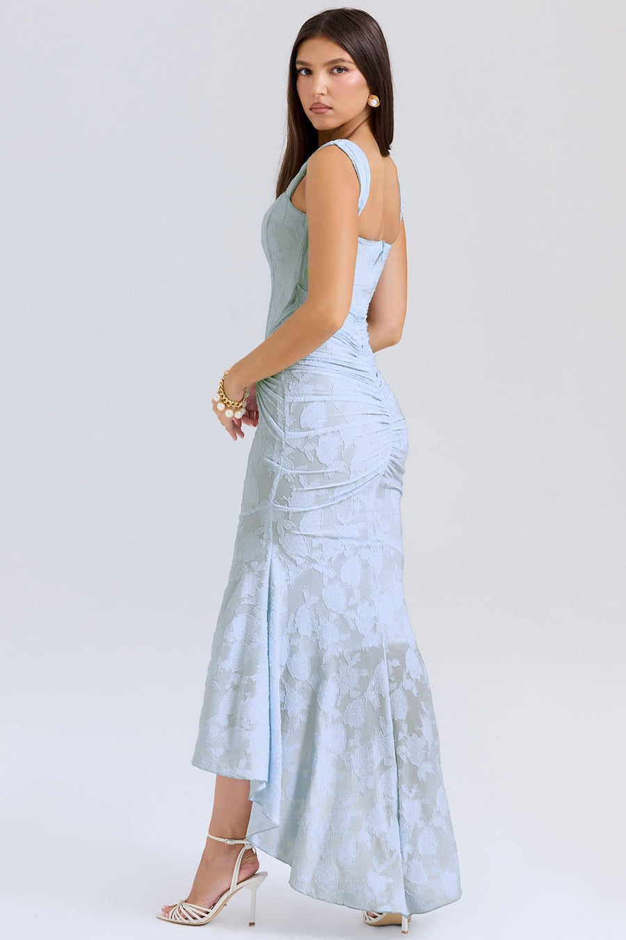 Charlotte | Abito Midi Azzurro