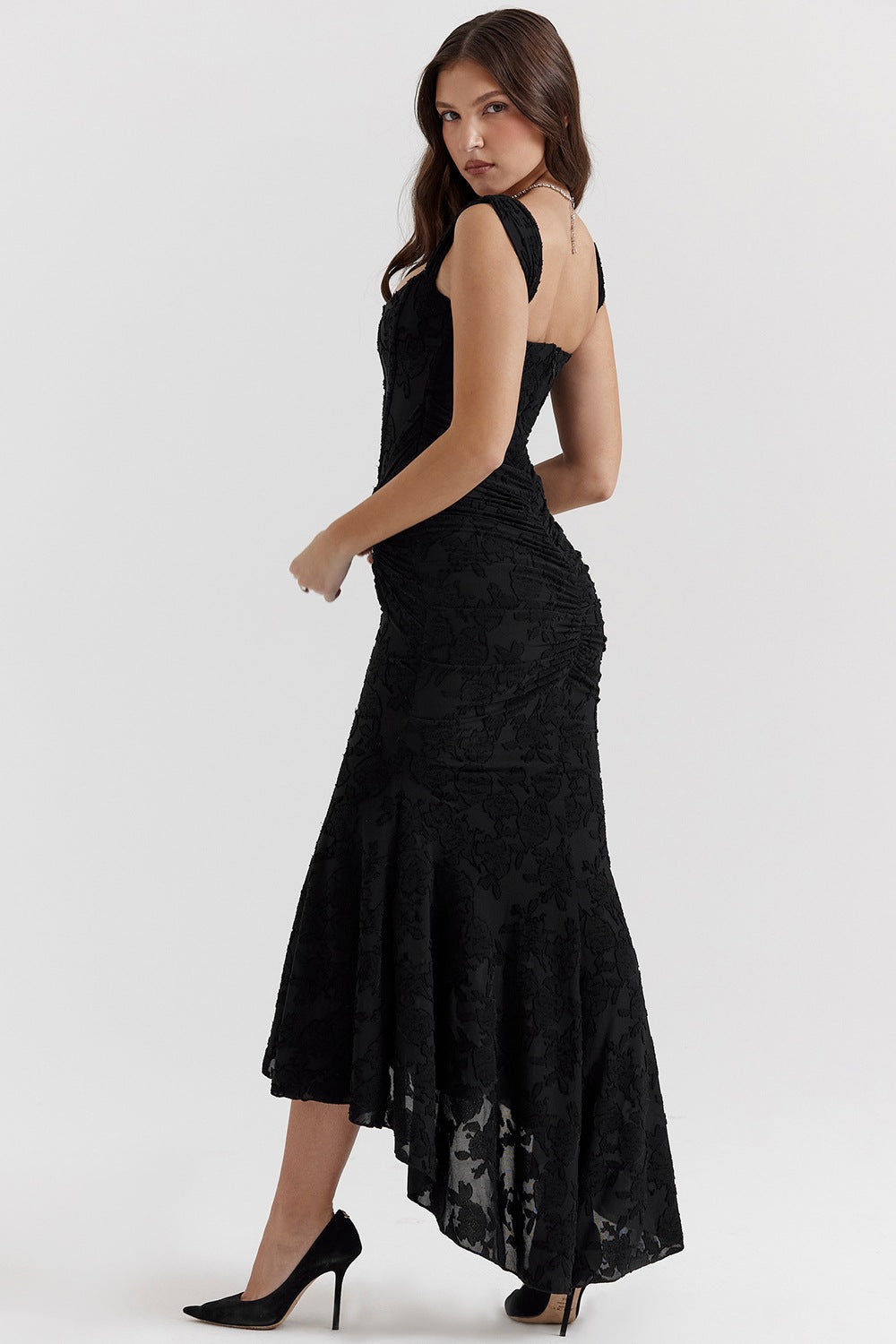 Charlotte | Abito Midi Nero