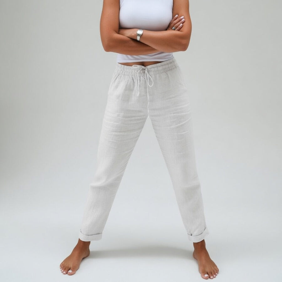 Albertine™ — Pantalone in cotone al 100% fluido, comfort naturale