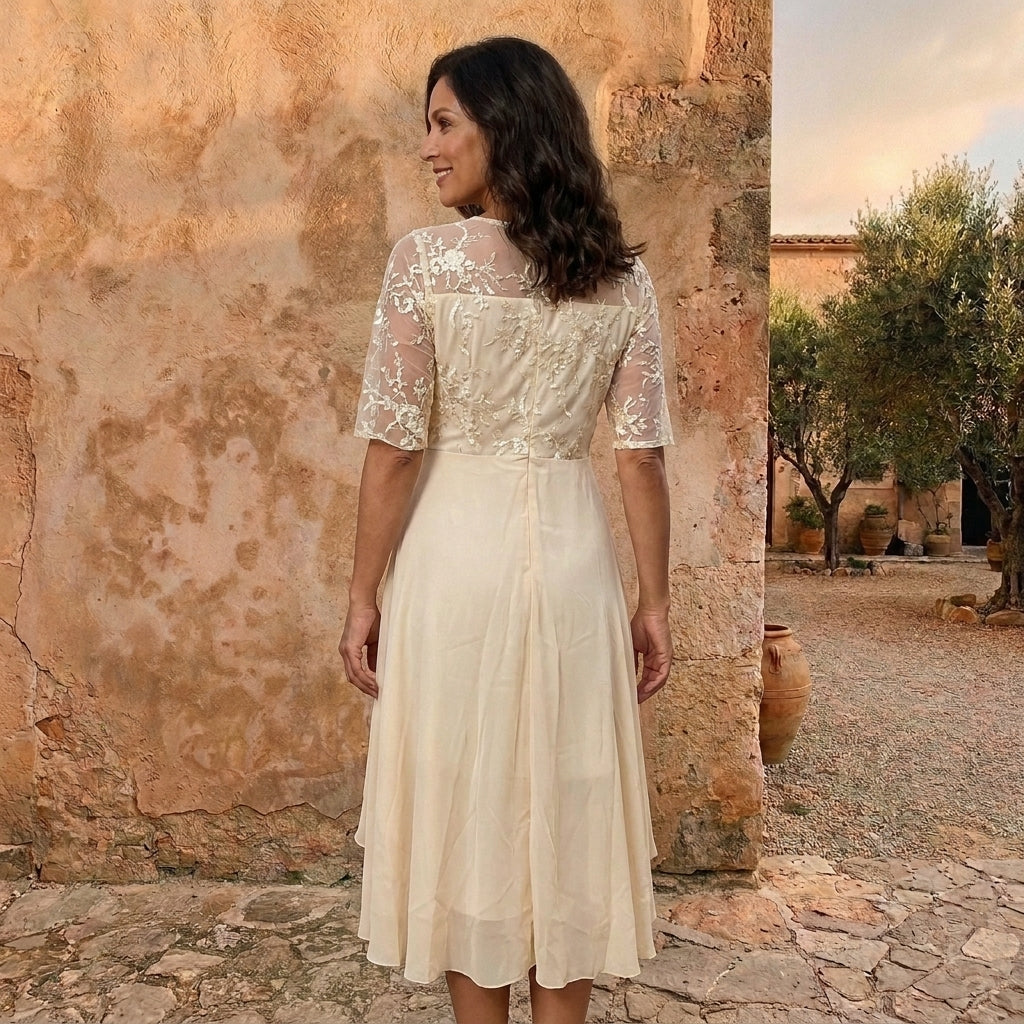 Lorella abito chiffon movimento