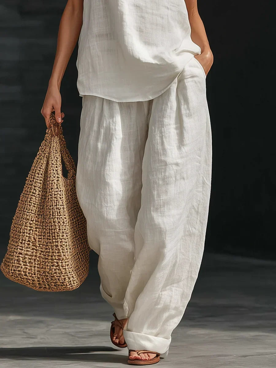 Andrea | Completo Senza Maniche con Pantalone Ampio