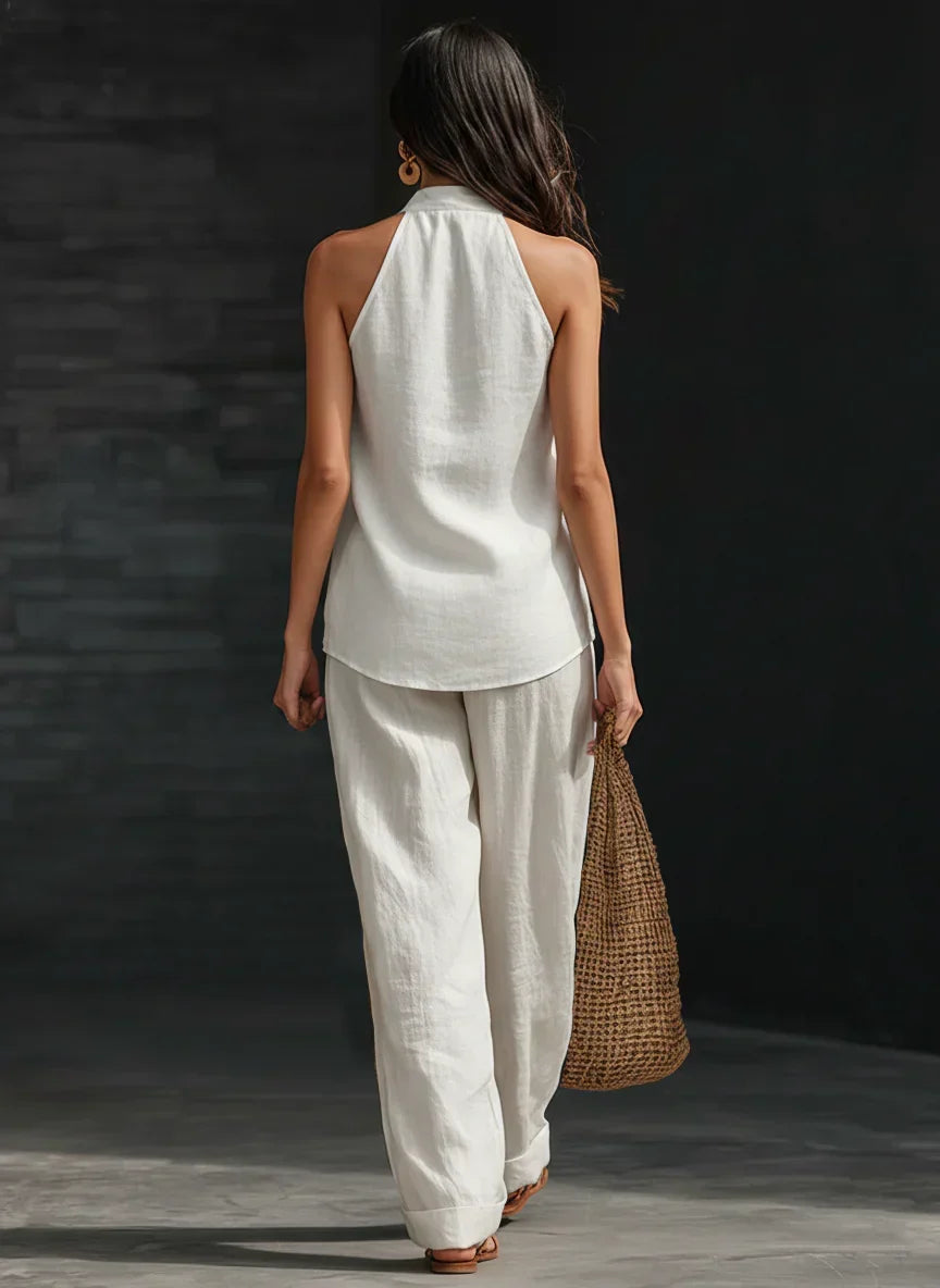 Andrea | Completo Senza Maniche con Pantalone Ampio