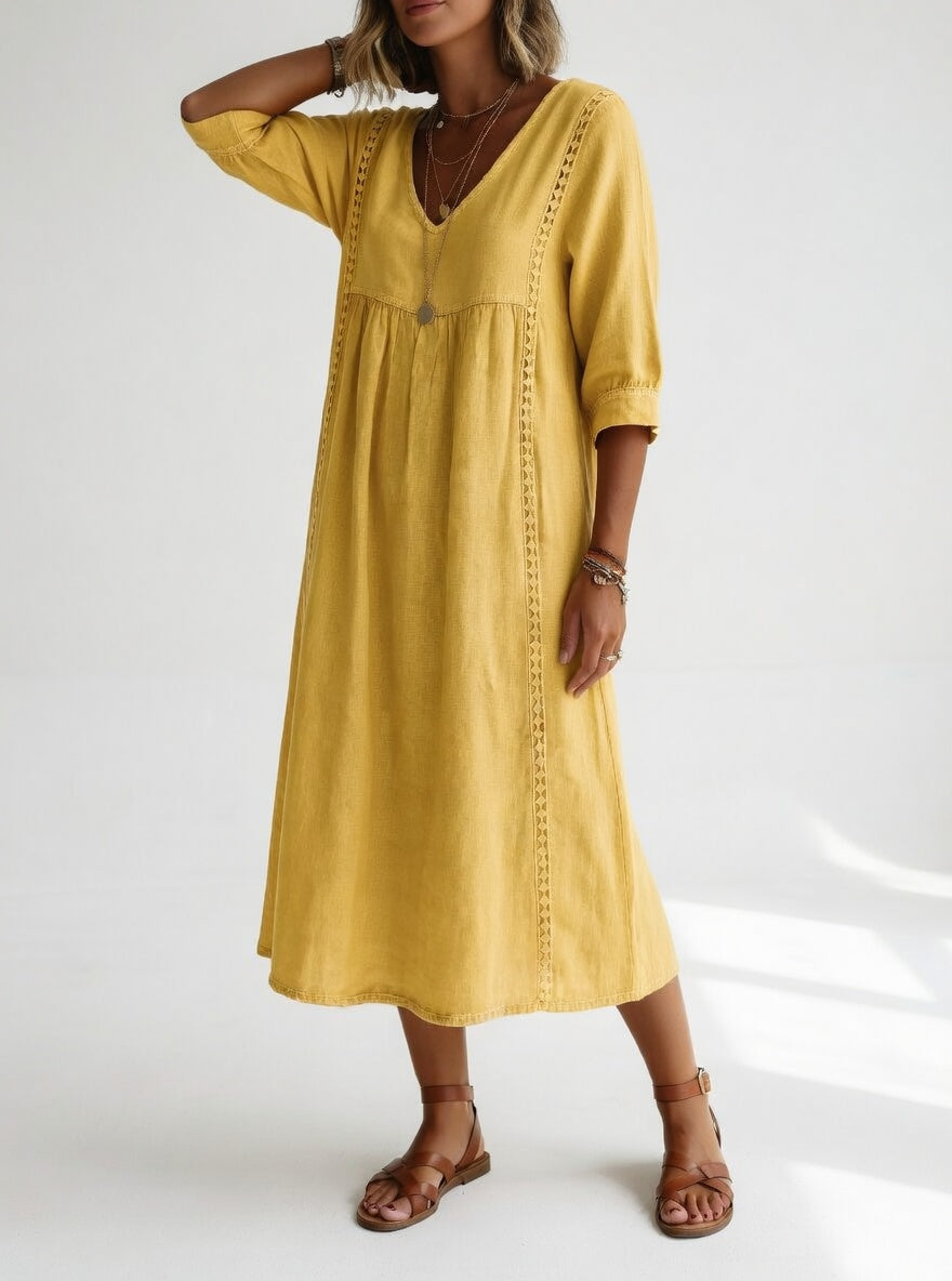 Lioréa™ — abito midi fluido, casual ed elegante