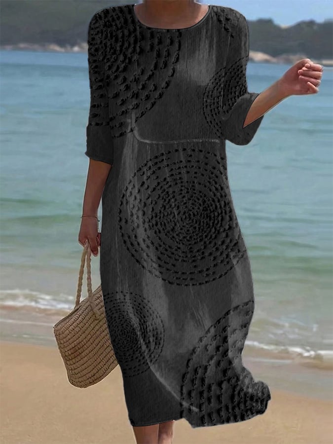 Améliane™ — Abito midi elegante con dettagli delicati