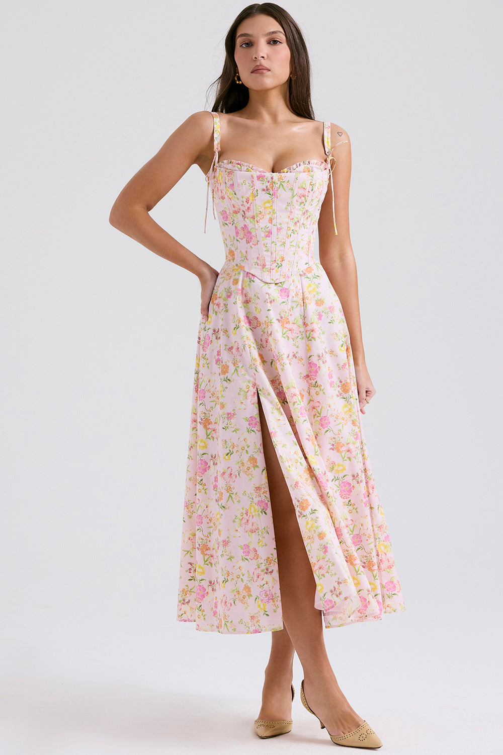 Mirabelle | Abito Midi Floreale