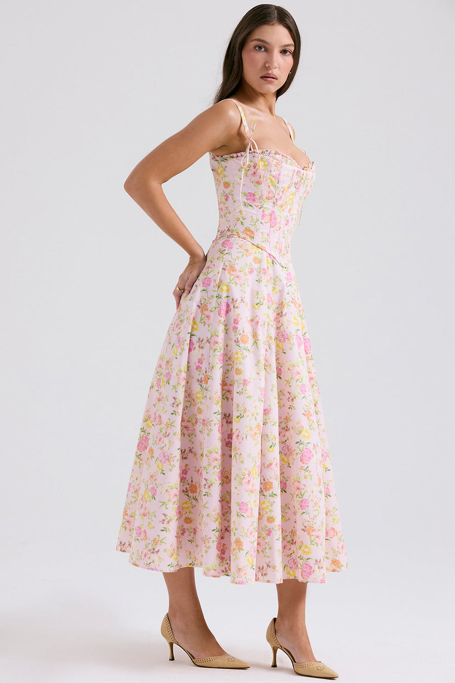 Mirabelle | Abito Midi Floreale