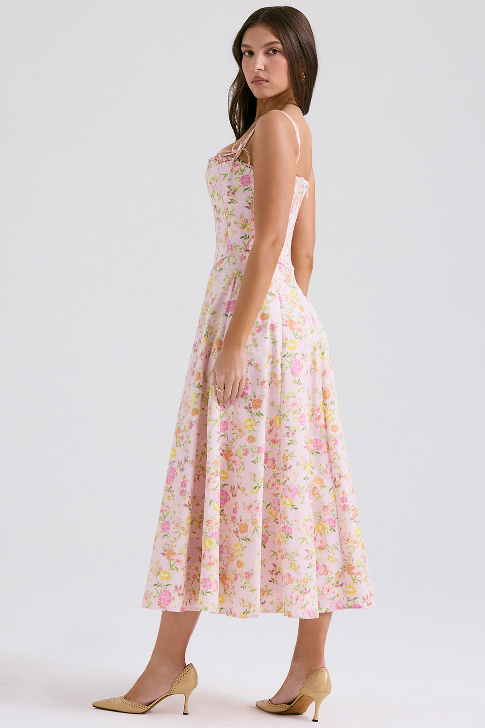 Mirabelle | Abito Midi Floreale