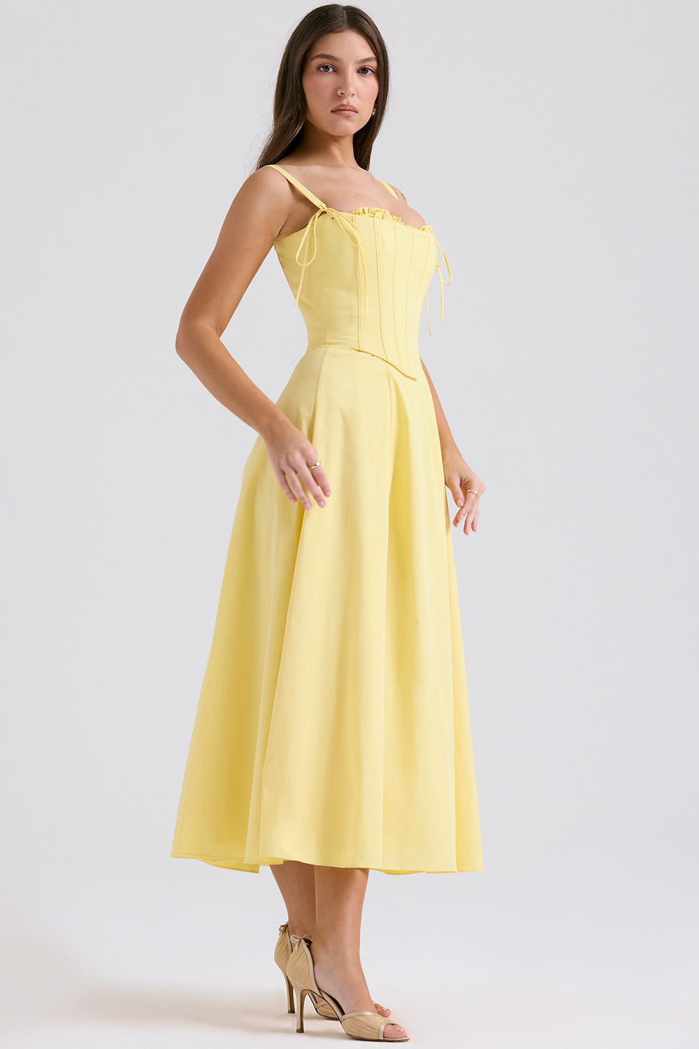 Mirabelle | Abito Midi Giallo