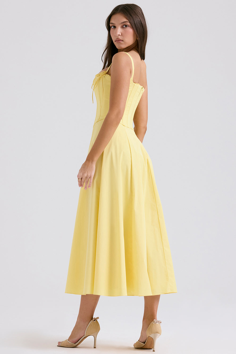 Mirabelle | Abito Midi Giallo