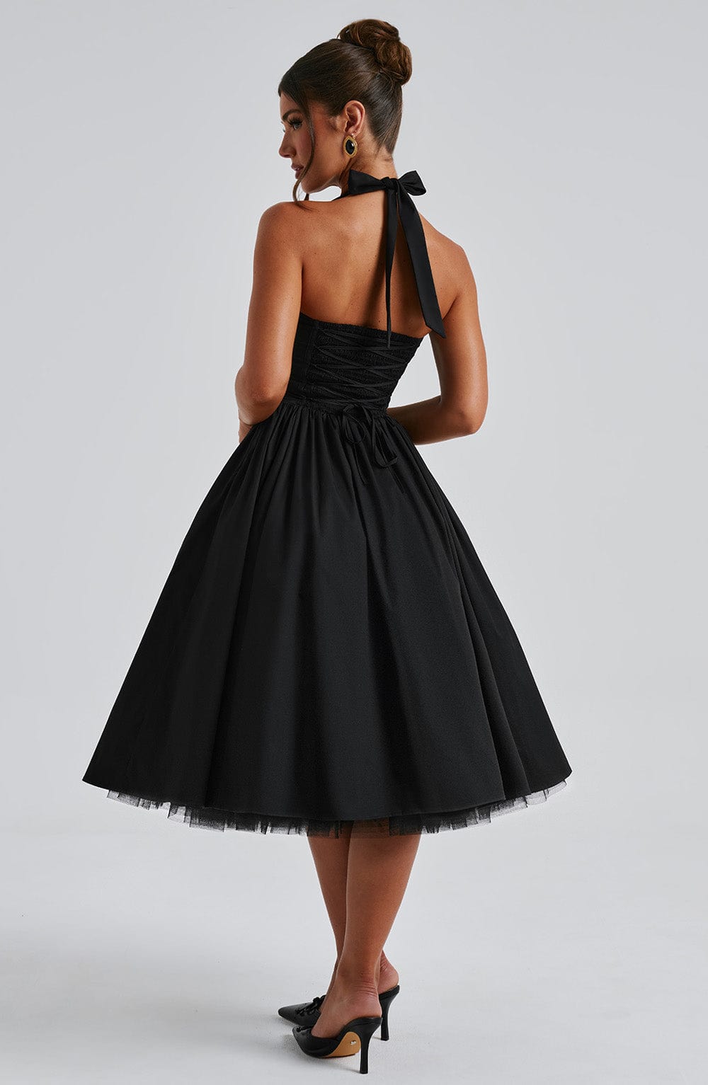 Cressida | Abito Midi Nero