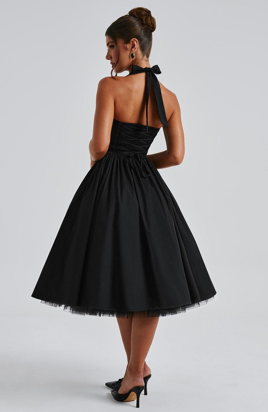 Cressida | Abito Midi Nero