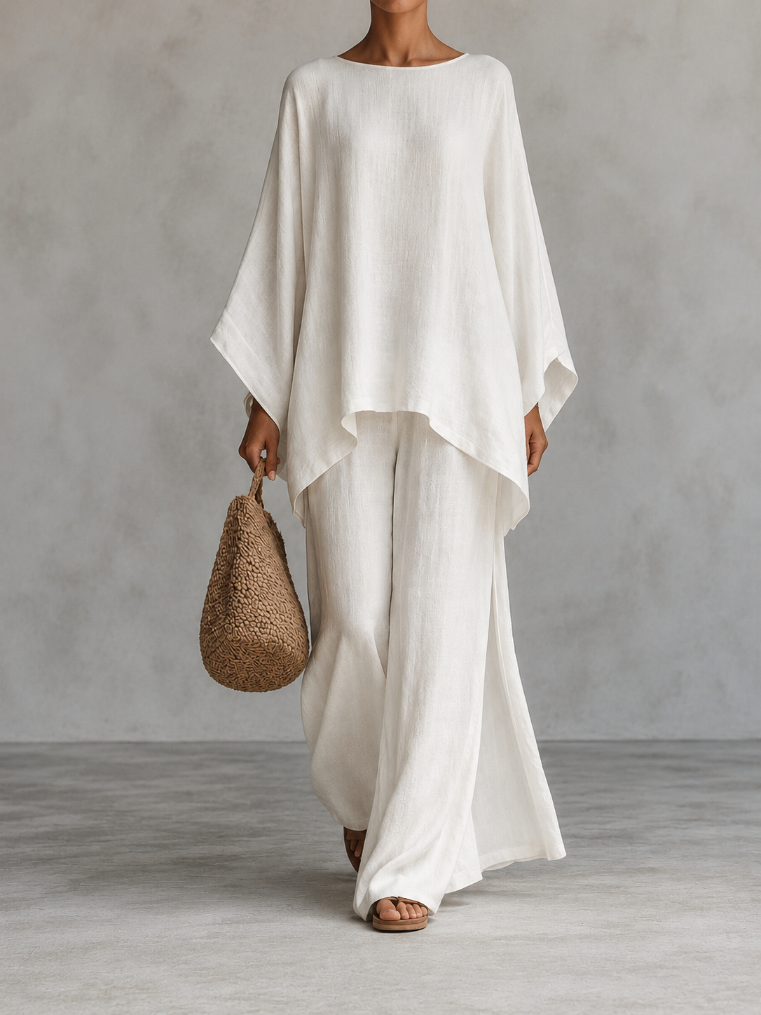 Veronica | Completo Blusa e Pantalone Ampio